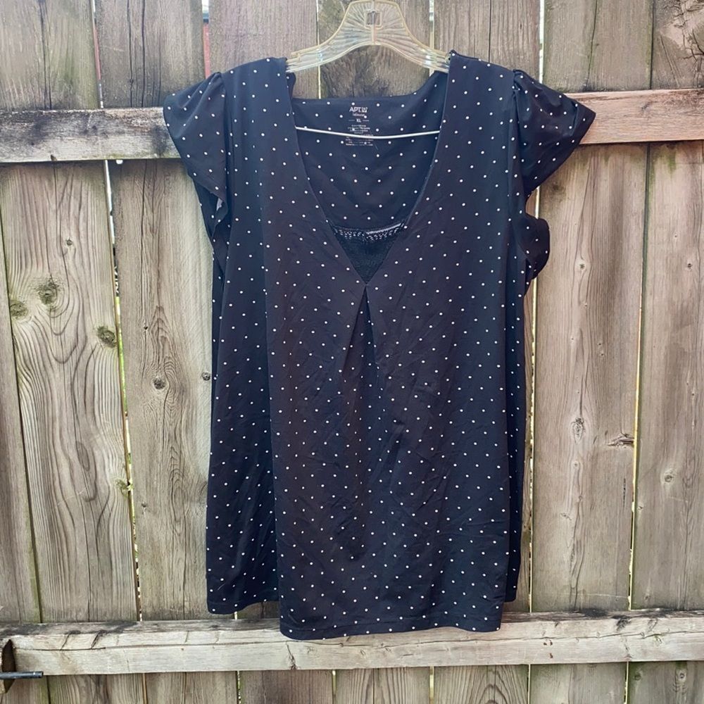 Apt.9 dotted top sz. XL